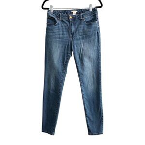 H&M Womens Mid-Rise Skinny Jeans Size 10 Casual Blue Denim